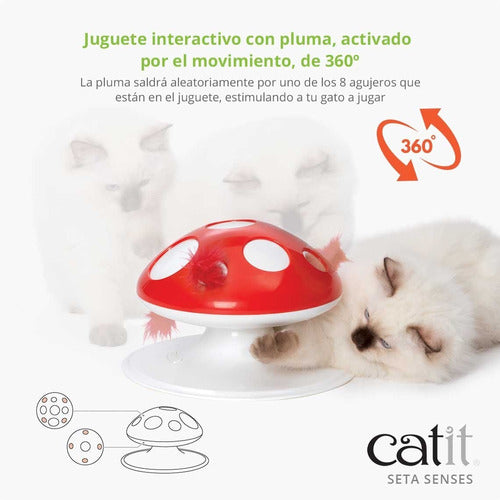 Catit Interactive Mushroom Toy for Cats 3