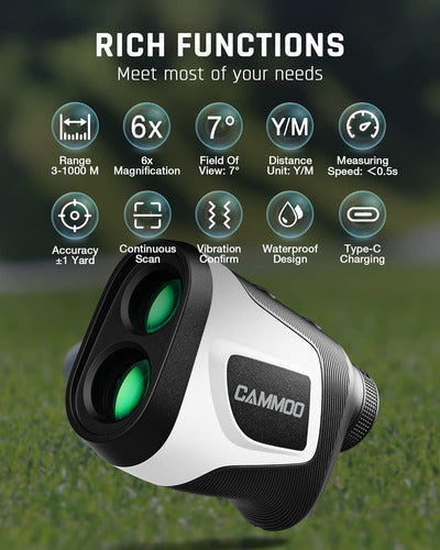 Rangefinder De Golf Y Caza, 6x Aumento, 335m Alcance 1