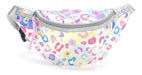 Skora Hologram Animal Print Fanny Pack with Adjustable Rope Zipper 27x14cm 0