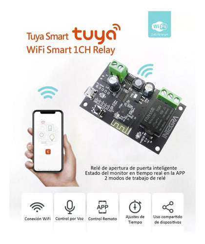 Rele Relay Inteligente 5v 7v Tuya Wifi Voz Alexa Google App 4