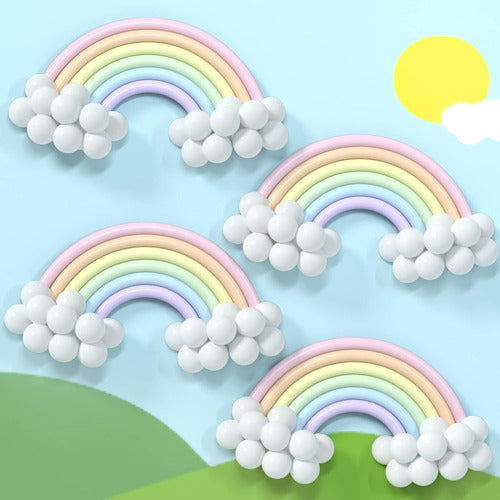 Teletiendauy Rainbow Pastel 106 Balloon Garland 1