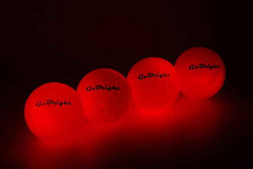 Gobright Bolas De Golf Red Led Light Up 2