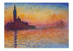 Canvas Painting Sunset at San Giorgio Maggiore Monet 50x70 0