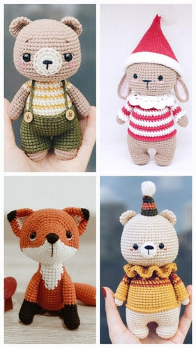 Patrones Amigurumis Set X4 0