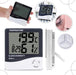 Fashion Digital Humidity Clock Thermometer with Wire Hygrometer 2