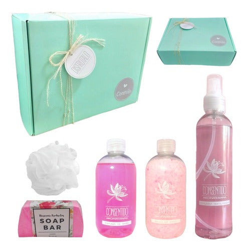 Zen Roses Spa Relaxation Gift Set for Women - N37 - Treat Yourself to Bliss - Set Caja Regalo Mujer Zen Rosas Kit Spa Relax N37 Disfrutalo
