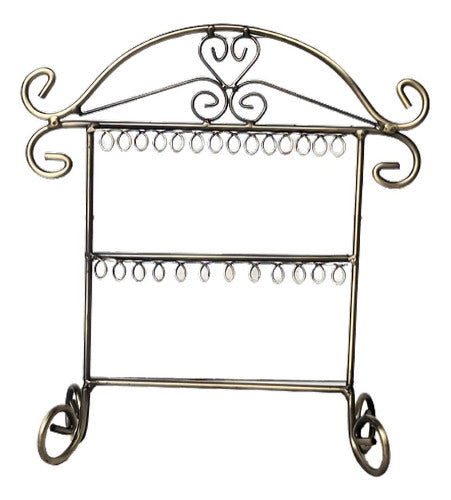 Elexhibidor Metal Display Stand for Earrings - 2 Lines, 1 Unit 0