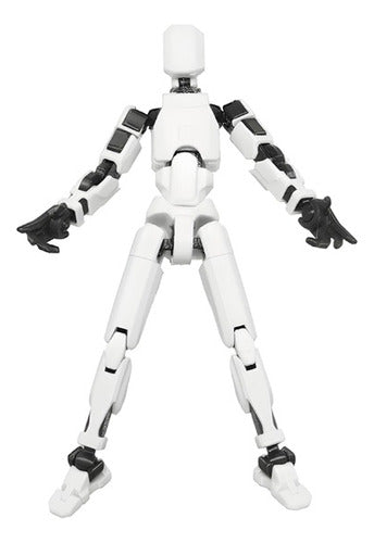 3DFactoryShop Articulated Dummy 13 cm with Weapons + Titan Base 0