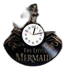 Kovides The Little Mermaid Room Art LP Reloj De Pared De Vin 2