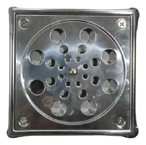 Reja Giratoria Rejilla Anti Insectos Espuma 12x12 Acero Inox 1