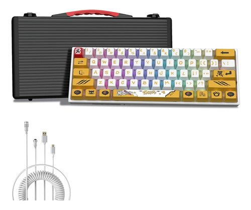 Hitime Xvx M61 60% Mechanical Keyboard with Travel Case 0