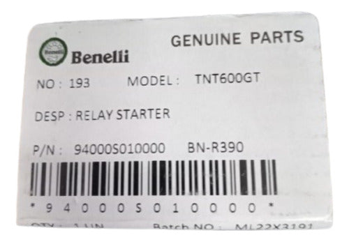 Relay Arranque Benelli Tnt 600 Agrobikes 1