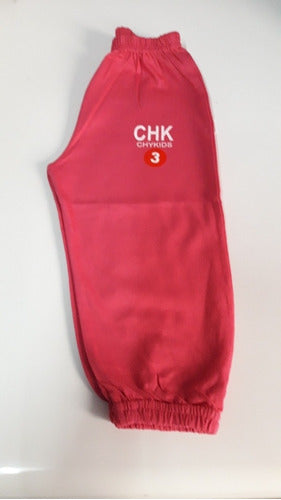 Chykids Pack X3 Bebe Pantalon De Algodón Con Puño 5