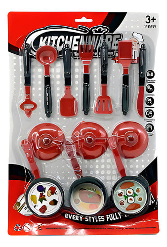 Set Utensilios De Cocina Plásticos 10 Piezas Incluidas Ollas 0