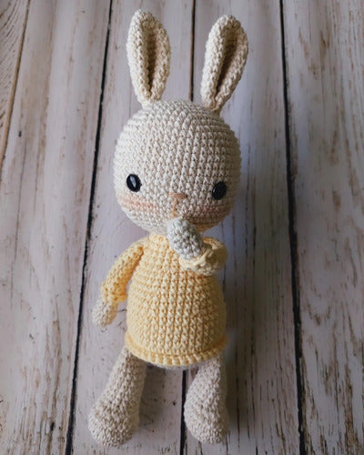 Diseño Lululovesthemoon Muñeco De Apego Amigurumi Conejo Ideal Bebes 1