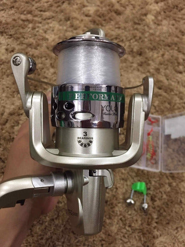 Yolo TFC 1000 Front Brake Spinning Reel with 3 Ball Bearings 5