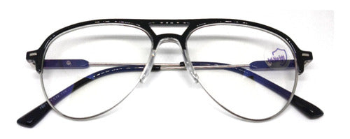 Gattizoni Aviator Unisex Glasses with Blue Cut Flexible Temples 0