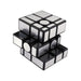 Magic Cube Mirror Silver 3x3x3 Liso Metalizado Tipo Rubik 1