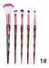 Beautifull Regalos Set of 5 Soft Gradient Handle Makeup Brushes 3