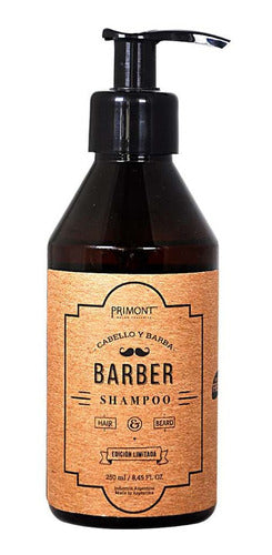 Shampoo Para Pelo Y Barba + Serum Para Barba Primont Barber 2