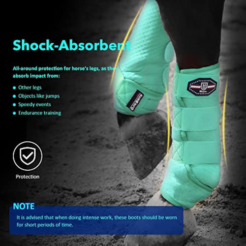 Harrison Howard Horse Sport Medicine - Shock Absorption Front Boots 2