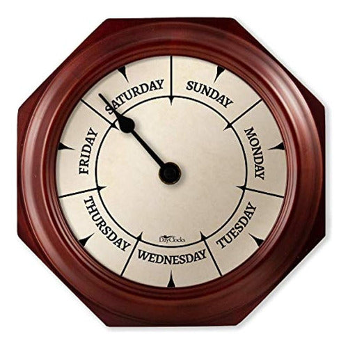 Dayclocks Inc Classic Mahogany Dayclock 0