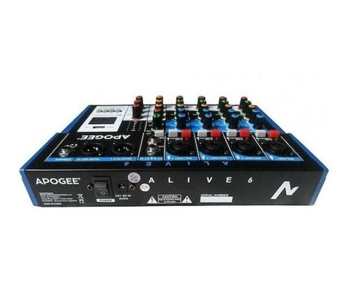 Apogee Alive 6 USB Bluetooth Phantom Power Analog Mixer Console 2