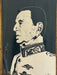 Cuadro Del General Juan Domingo Perón Original En Tinta Oro 3