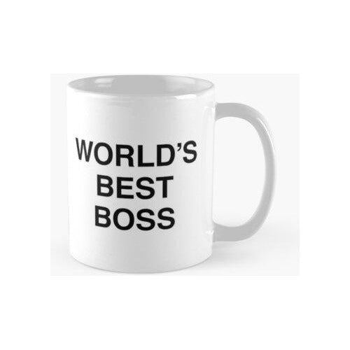 Taza La Mejor Taza Del Jefe Del Mundo De Michael Scott Calid 0