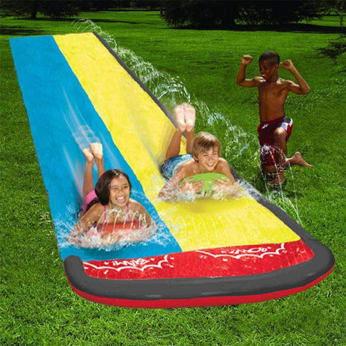 HTS Double Water Slide - Sliding Mat 3