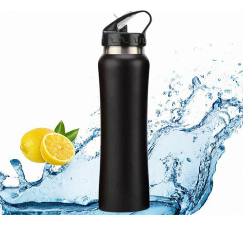 Insulated Stainless Steel Sports Water Bottle with Straw 1
