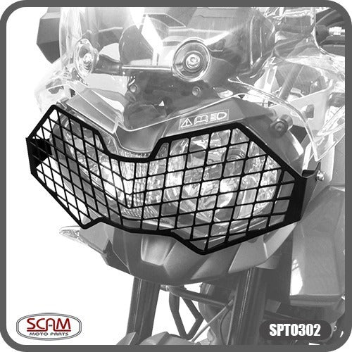 Scam Triumph Tiger 1200 Mk Carbon Steel Headlight Protector 1