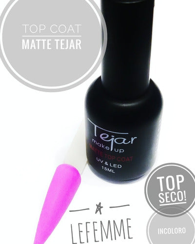 Tejar Lefemme Semi-Permanent Top Coat Matte UV/LED 1