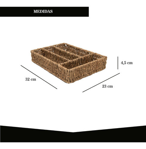 Form Rectangular Fiber Cutlery Holder 1