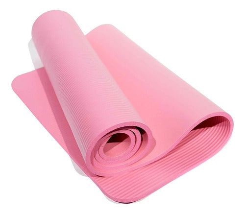 Gymgenius Mat Fitness Premium Gym, Pilates or Yoga 10mm Pink 0