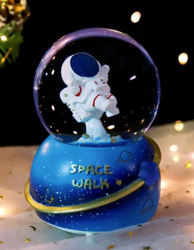 Glass Astronaut Snow Globe Light Decoration Deco Ornament 3
