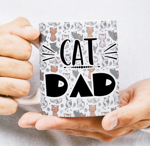 Plantillas Papá De Perros Gatos Padre Tazas Diseño Sublimar 1