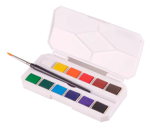 Sinoart Watercolour Pocket Set 12 Colores + Pincel 0