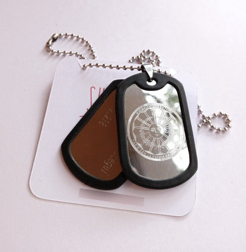 Suricata Regalos Military Dog Tags Engraved with Your Data and Logo 1