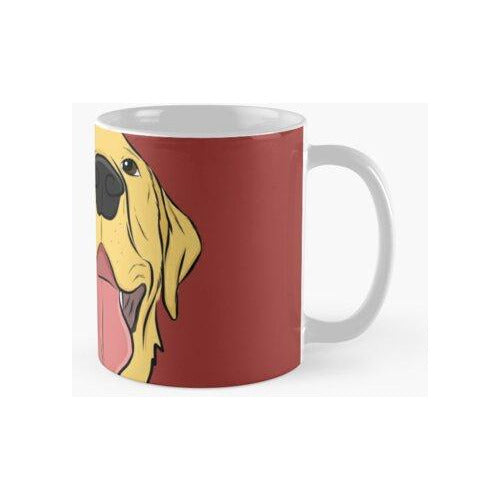 Unna Taza Happy Yellow Lab Calidad Premium 0