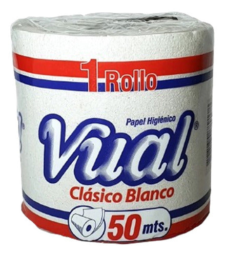 VUAL Pack Toilet Paper 1 X 50m - X48 Units - Servint 0