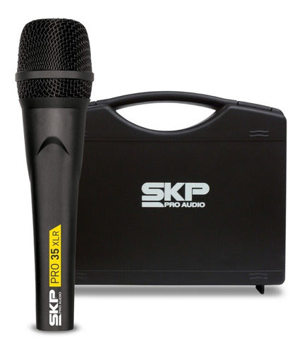 SKP Pro Audio Microphone Pro-35XLR + Mic Stand + Windscreen 3