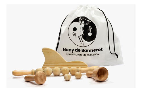 Nany de Bannerot Relaxing Body Wood Therapy Kit with Sphere Roller 1