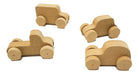 Puntitos Carpintería Small Wooden Toy Cars for Kids to Play and Enjoy 0