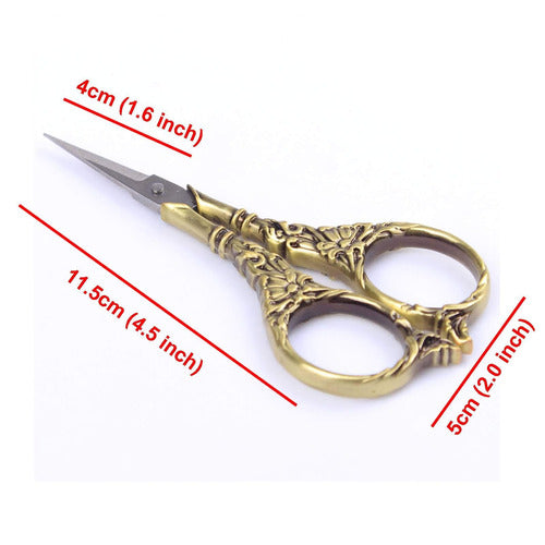 BIHRTC Vintage European Style Scissors Bronze 1