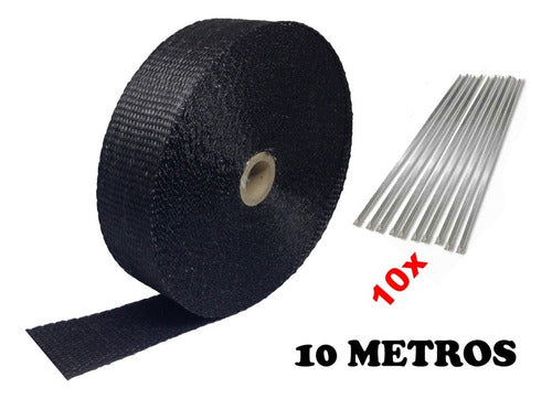 Manta Térmica Termotape Preta P/ Escape 10 Metro + 10 Zip 1