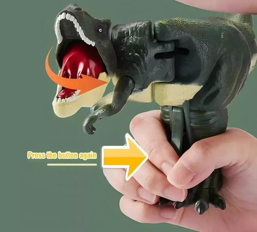 Dinosaur Toy Zazaza with Light and Sound Rotating Head 6