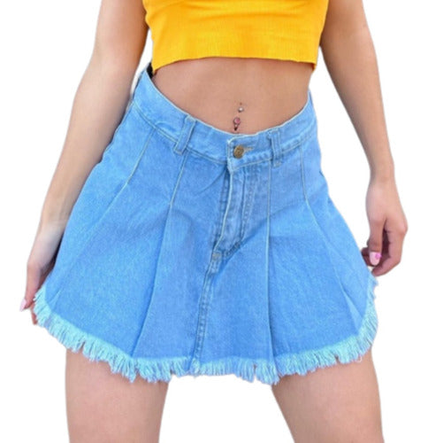 Short Pleated Skirt 0