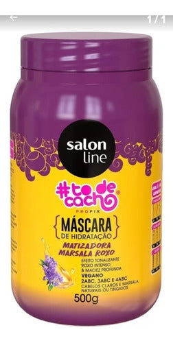 Mascara Matizadora Marsala Salon Line 500 Mg 0