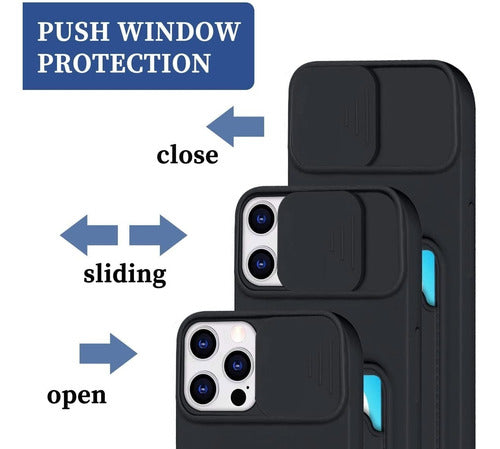 Merkurio -Tec Funda Case Con Tarjetero Y Cubre Camara Para iPhone 11 Pro 3